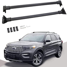 Snailfly Crossbars Fit for 2020 2021 Ford Explorer Black Roof Rack Rails Cross Bars