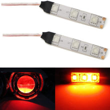 iJDMTOY Sports Hot Red Devil Demon Eye LED Strips Modules Compatible With Projector Headlights Retrofit