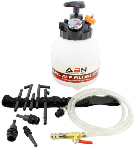 ABN Manual ATF Filler System – 3L Manual Transmission Fluid Pump Tool for Automatic Transmission with System Adapters