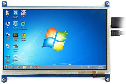 High Display WAVESHARE 7 Inch HDMI LCD (B) 800×480 Touch Screen for Raspberry Pi.