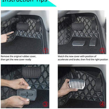 EVFIT Model 3 Performance Pedal Pads, Non-Slip Accelerator Brake Pedal Cover for Tesla Model 3(A Set of 2)