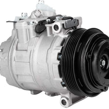 AC Compressor,AC Compressor CO105111C Replacement Fits for Mercedes-Benz E420