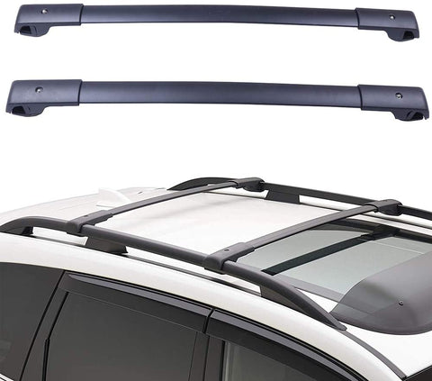 Scitoo Roof Rack Cross Bars Baggage Carrier For Subaru Forester 2014-2019,for Subaru Impreza 2014-2019 Black 2 Pcs Roof Top Rack Luggage Carrier