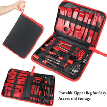 MWTool 38Pcs Trim Removal Tool Set, Car Upholstery Removal & Install Pry Tool Auto Trim Removal Tool Kit, Auto Clip Pliers Fastener Remover Pry Tool Kit,Car Door Audio Panel Trim Removal Set