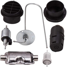 12V 5KW All-in-One Air Diesel Heater LCD Switch & Remote Control for Trucks Car Boat Caravan SUV (1 Hole)