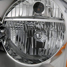 For Dodge Magnum OE Replacement Chrome Bezel Headlights Driver/Passenger Head Lamps Pair New