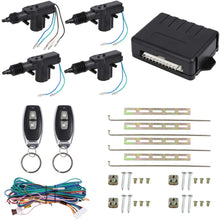 X AUTOHAUX 4 Doors Central Lock Locking System Car Keyless Entry Kit with Actuator