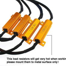2x - 50W 8Ohm 3157 LED No Error Load Resistor Wiring Harness Decoder Turn Signals