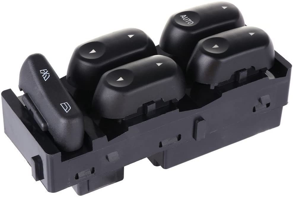 1L2Z14529BA Driver Side Master Power Window Switch for Ford F250 F350 F450 F550 Super-Duty 2002, 2003, 2004, Ford Explorer 2002, 2003, Ford Excursion & Mercury Mountaineer 2002-2005