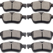SCITOO Ceramic Front Rear Disc Brake Pad Set fit for 2002-2008 Mini Cooper
