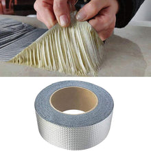 F Fityle Self Adhesive Rubber Aluminum Foil Butyl Tape Marine Pipe Rupture Duct Tools