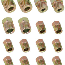 ECCPP Standard SAE Inverted Flare Brake Line Fittings Nuts Assortment 3/16" Kit Set