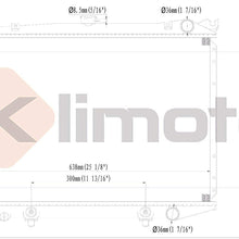 Klimoto Radiator | fits 1986-1994 Nissan D21 1987-1995 Nissan Pathfinder 1995-2004 Nissan Pickup | KLI314