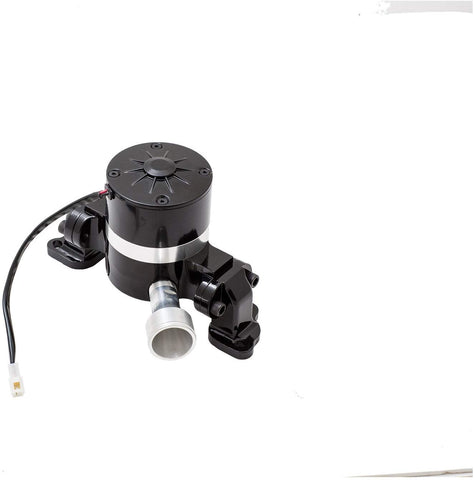 Top Street Performance HC8030BK Black Powder Coat Finish Aluminum Electric Water Pump