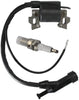 Aquiver Auto Parts New Ignition Coil and Spark Plug for Honda Gx110 Gx120 Gx140 Gx160 Gx200 5.5hp 6.5hp Engine Generator Rototiller 4589693/7988801 30500-ZE1-033 30500-ZE1-063 440-105
