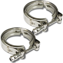 2.5 inches Coated Stanless Steel 10mm Lock Bolt V-Band Clamp (Pack of 2)