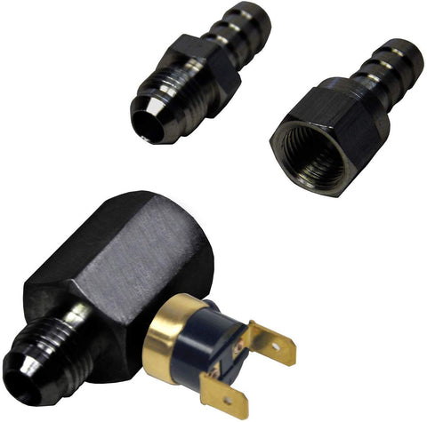 Derale 13021 -6AN x -6AN In-Line Fluid Thermostat