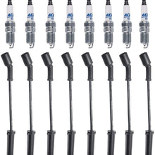 New ACDelco Spark Plugs 41-962 (8) + (8) Herlux Spark Plug Wires WGM48 For LS2 LS3 LS4 LS7 Engines