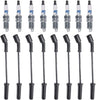 New ACDelco Spark Plugs 41-962 (8) + (8) Herlux Spark Plug Wires WGM48 For LS2 LS3 LS4 LS7 Engines
