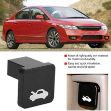 Qiilu Hood Release Latch Handle,Iron Car Hood Release Latch Handle Engine Cover Lock Repair Kit Fit for Civic 1996-2011 Black