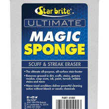 STAR BRITE Ultimate Magic Sponge - Scuff & Streak Eraser for Home, Auto, RV, Boat & More 41018 - StarBright