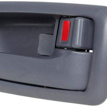 AUTEX 4pcs Gray Interior Door Handles Front Rear Left Right Driver Passenger Side Compatible with Toyota Camry 1997 1998 1999 2000 2001 Door Handles 91002 91006 91003 91007