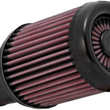 K&N Universal X-Stream Clamp-On Air Filter: High Performance, Premium, Replacement Filter: Flange Diameter: 2.40625 In, Filter Height: 5.63 In, Flange Length: 3.34375 In, Shape: Round, RX-5179