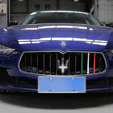 JUNLELI Exterior Accessories Front Grille Decorative Moulding Kits for Maserati Ghibli 2014-2017 Grill Inserts Trim Covers Car Styling(Pack of 3)