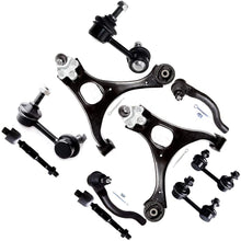 LSAILON 10pcs Control Arm Bushing Tie Rod End Tool Sway Bar Link Kit 06 07 08 09 10 11 For Honda Civic