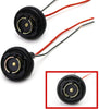 iJDMTOY (2) 1156 7506 7527 P21W Metal Socket/Base w/Pigtail Wiring Harness for Turn Signal, Backup/Reverse Lights or LED Bulbs Retrofit, etc