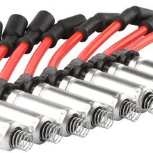 MOSTPLUS High Performance Spark Plug Ignition Wire Set Compatible for 2000-2009 Chevy GMC V8 48322R