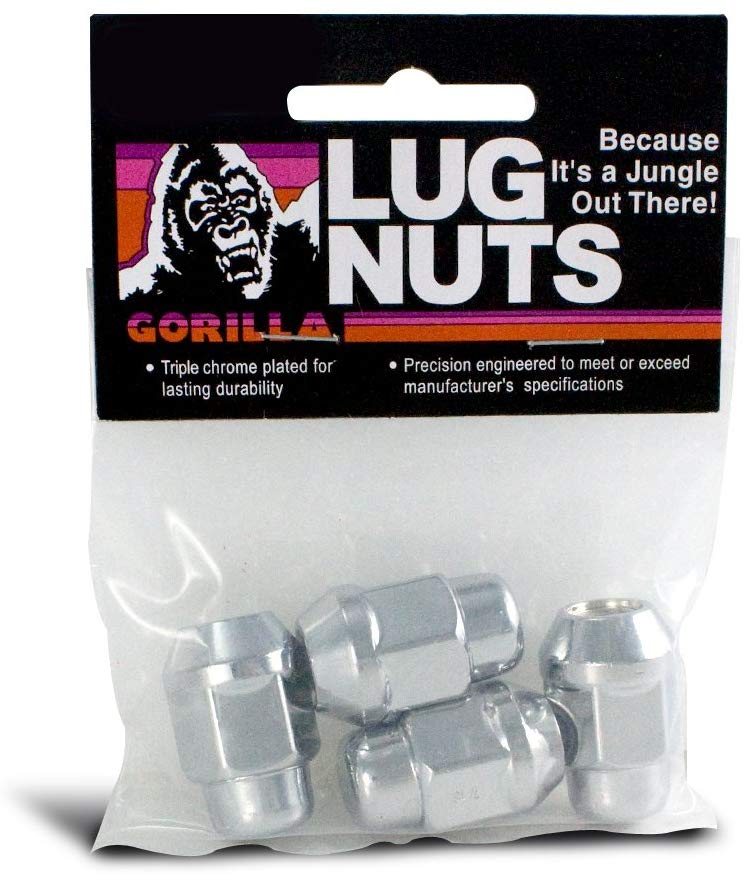 Gorilla Automotive 41137B Acorn Bulge Seat Lug Nuts (12mm x 1.50 Thread Size)