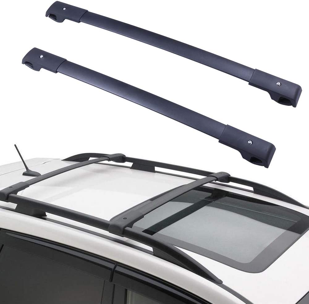 ROADFAR Roof Rack Aluminum Top Rail Carries Luggage Carrier Fit for Subaru Impreza for Subaru XV Crosstrek Baggage Rail, Rooftop Luggage Cargo Bag Carrier Crossbars Carrying Bike Canoe Kayak