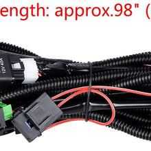 H11 Fog Light Wiring Harness Sockets Wire LED indicators Switch Compatible with Toyota/Ford/Honda/Nissan/Acura/Subaru/Honda