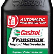 Castrol 06814-6PK Transmax Import Multi-Vehicle ATF, 1 Quart, Pack of 6