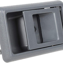 AUTEX 2pcs Gray Interior Door Handles Compatible with Toyota Tacoma 1995-2000 Door Handle Compatible with Toyota Tercel Pickup 4Runner Corolla 87-95 Door Handle Front/Rear Left Right