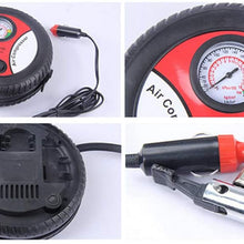 Alician 3 in 1 Car Inflatable Pump Metal Plastic Electric Air Compressor Monitor Pump Auto Parts