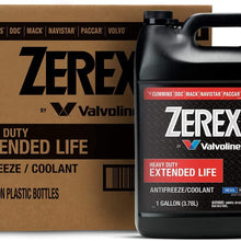 Zerex Extended Life Red Heavy Duty (HD) Antifreeze/Coolant 1 GA, Case of 6