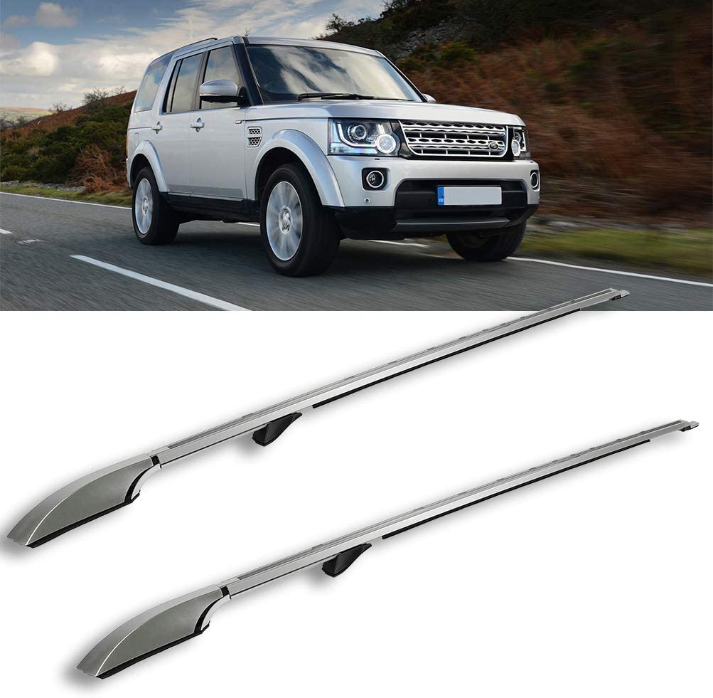 OCPTY Top Rails Roof Rack Fit For Land Rover LR3 2005-2009,for Land Rover LR4 2010-2016 Luggage Racks Rooftop Cargo Carrier Bag Luggage Kayak Canoe Bike Snowboard Skiboard