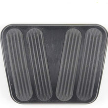 Lokar XBAG-6166 Billet Aluminum Curved Auto Brake Pad with Rubber