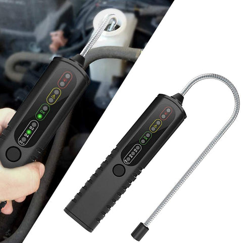 HZGrille Brake Fluid Tester for Dot3 Dot4 Dot5.1 Brake Fluid, Tri-Color Light Display/Lighting Function/High Precision Probe, Used in All Cars