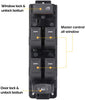 25779767 Driver Side Power Window Master Switch Fits Chevy Colorado 2004-2012/GMC Canyon 2004-2012 /Hummer H3 2006-2010/H3T 2009-2010/with White Backlight