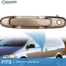 ECCPP Door Handle Exterior Outer Outside Front Driver Side Replacement for 1998 1999 2000 2001 2002 2003 Toyota Sienna(Beige)