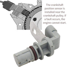 Camshaft/Crankshaft Position Sensor Compatible with 2007-2014 Cadillac Escalade ESV 2007-2019 Chevy Silverado 2500 HD 3500HD 2007-2019 GMC Sierra 2500 HD 3500HD