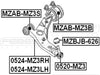 FEBEST MZAB-MZ3S Front Control Arm Bushing