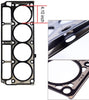2 Pieces Cylinder Head Gaskets 12622033 Multiple layer 4.100 Bore for LS9 LSA Engines