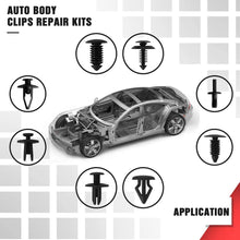 Guteauto 480Pcs Car Retainer Clips Nylon Bumper 18 Most Popular Sizes Auto Fastener Rivet Clips - with Fastener Remover and Door Trim Panel Clips for GM Ford Toyota Honda Chrysler
