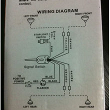 JDMSPEED New Chrome 12V Universal Street Hot Rod Turn Signal Switch For Ford GM With Flasher