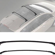 1 Pair Black Al Roof Rack Cross Bars Top Rail Carries For 09-14 MuranoCar Crossbars Accessories Outdoor Rooftop Car Top Luggage Cargo Carrier
