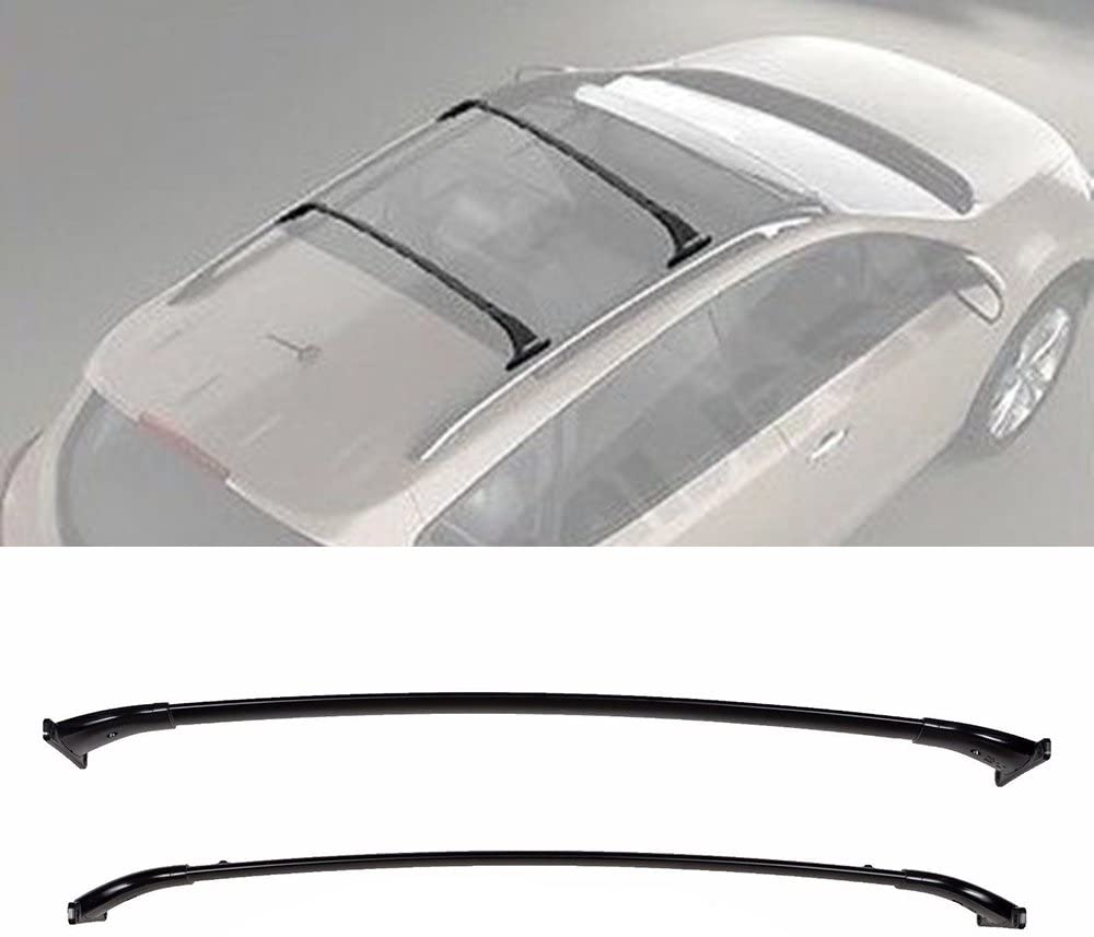 Cyllde 1 Pair Black Al Roof Rack Cross Bars Top Rail Carries Compatible with 09-14 Murano/item weight 2.27kg